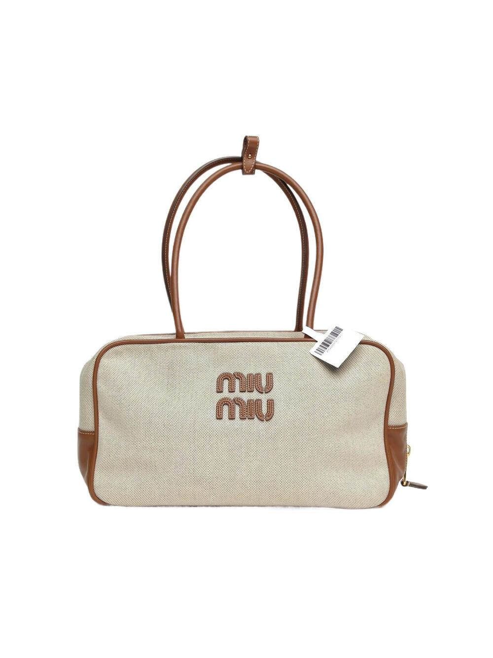Miu Miumiu 24Ss Showpiece Logo Tote #360170M27B